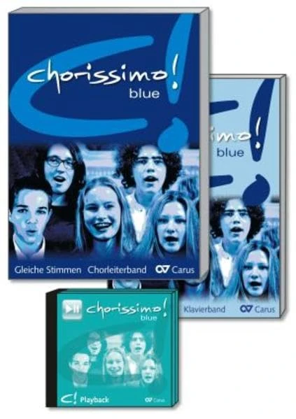 chorissimo! blue. Schulchorbuch für gleiche Stimmen. Basis-Set: (Chorbuch, Klavierstimme, Playback-CD) - Image 1