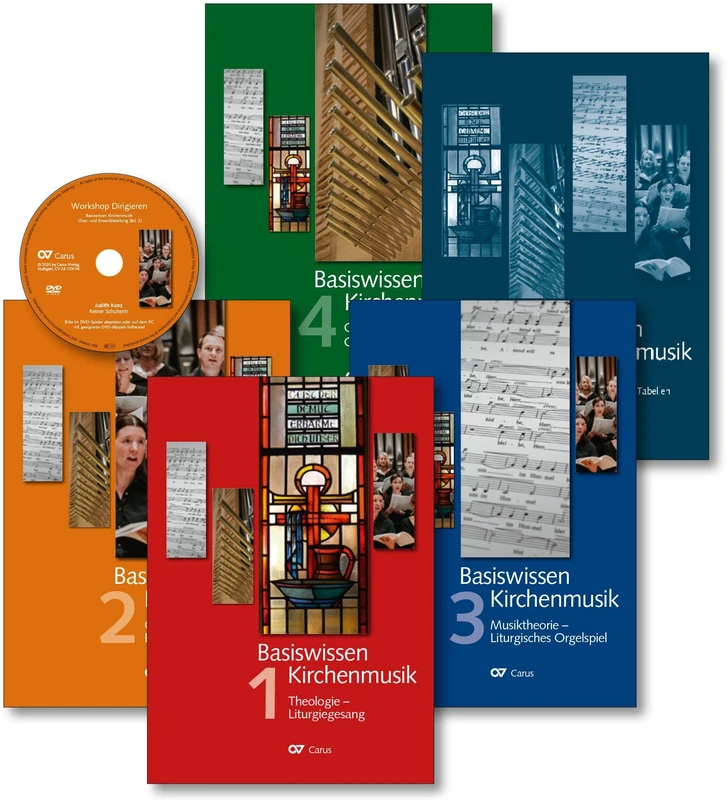 Basiswissen Kirchenmusik: Gesamtset (5 Bd + DVD) - Image 1