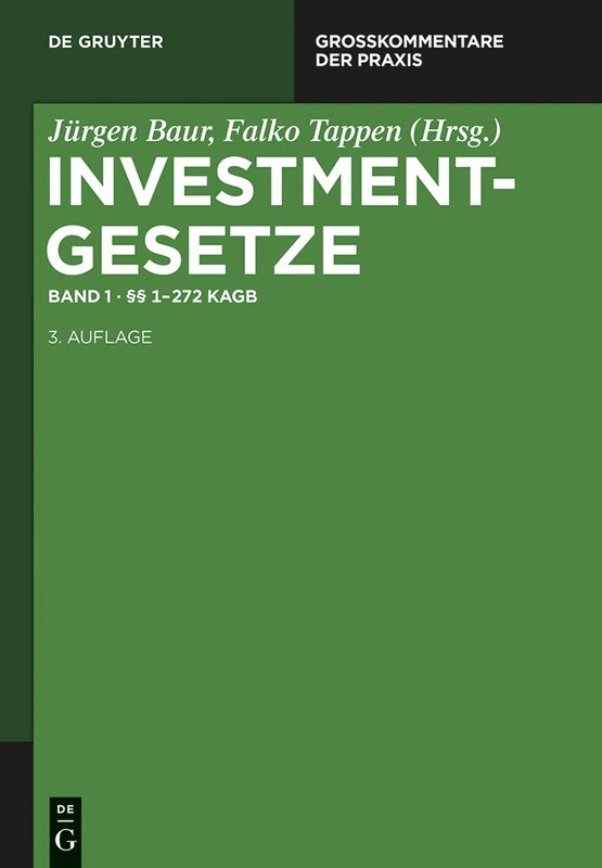 §§ 1 - 272 Kagb (Großkommentare Der Praxis) - Image 1