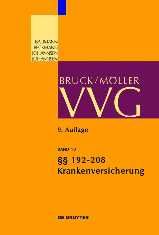 Krankenversicherung §§ 192-208: §§ 192-208 Krankenversicherung: 6 (Großkommentare Der Praxis)