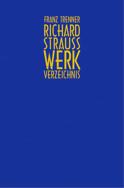 RICHARD STRAUSS WERKVERZEICHNIS - Image 1