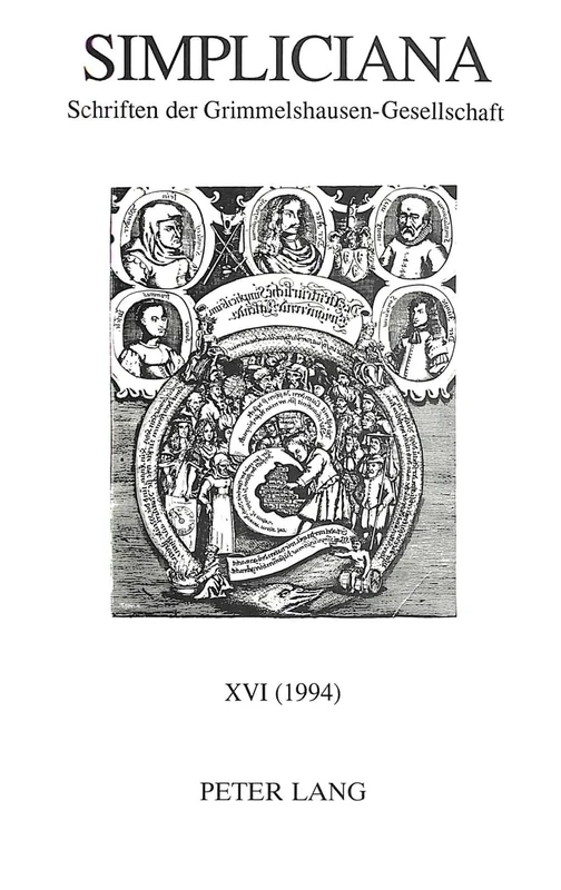 Simpliciana: Schriften Der Grimmelshausen-Gesellschaft XVI (1994)- In Verbindung Mit Dem Vorstand Der Grimmelshausen-Gesellschaft: 16 - Image 1