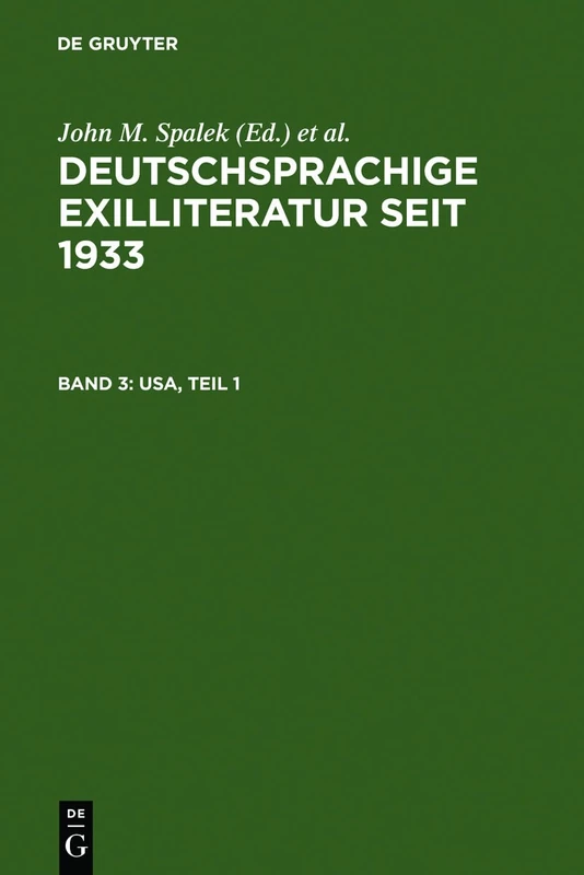 Teil 1: Band 3: Usa, Teil I