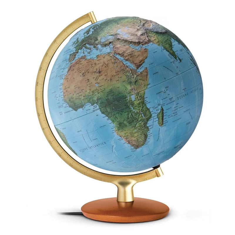 Reliefglobus mit integriertem Kabel (FRI 3015)