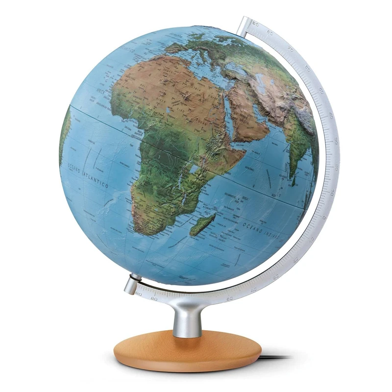 Reliefglobus mit integriertem Kabel (FRI 3017)