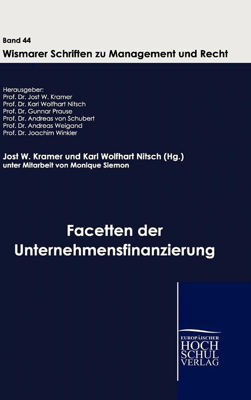Facetten der Unternehmensfinanzierung