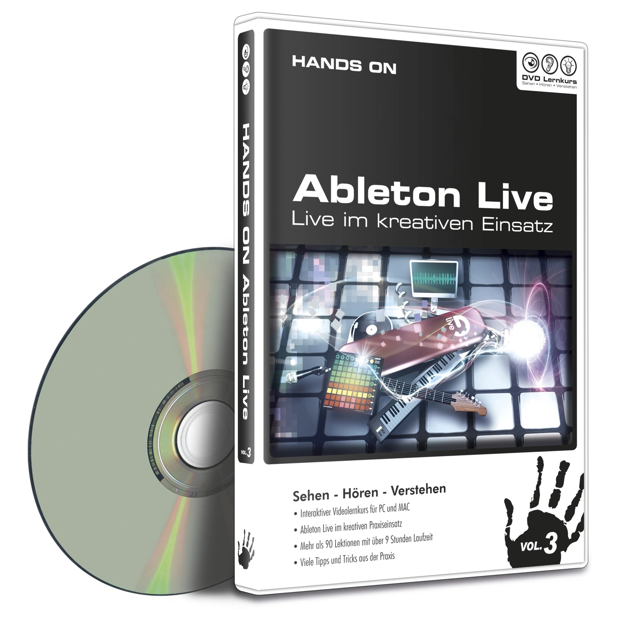 Hands on Ableton Live Vol. 3 - Live im kreativen Einsatz (PC+MAC)
