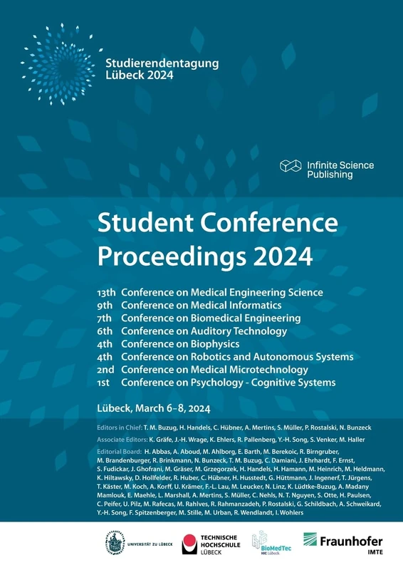 Student Conference Proceedings 2024: 13th Student Conference on Medical Engineering Science, 9th Student Conference on Medical Informatics, 7th ... on Auditory Technology, 4rd Student Confere - Image 1