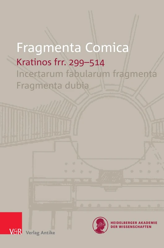 FrC 3.6 Kratinos: Kratinos ffr. 299-514 (Fragmenta Comica Series) - Image 1