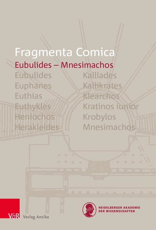 FrC 16.5 Eubulides – Mnesimachos: Eubulides - Mnesimachos (Fragmenta Comica - Band 016 Heft 5)