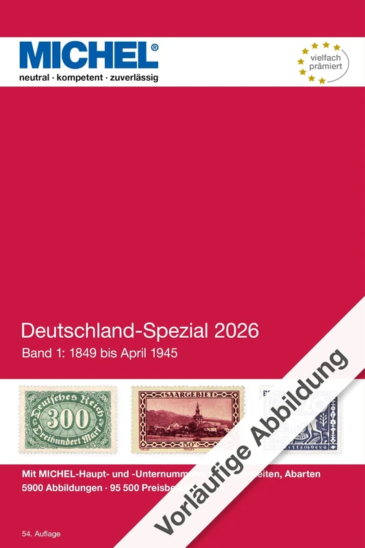 Deutschland Spezial 2026 Band 1: 1849-April 1945