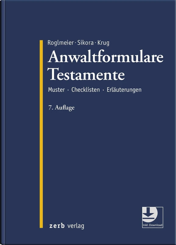 Anwaltformulare Testamente: Muster Checklisten Erläuterungen - Image 1