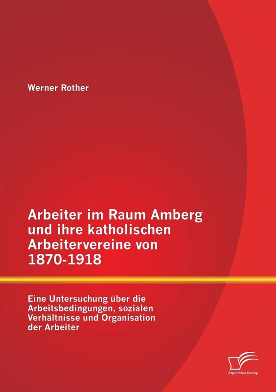 Arbeiter im Raum Amberg und ihre katholischen Arbeitervereine von 1870-1918: Eine Untersuchung über die Arbeitsbedingungen, sozialen Verhältnisse und Organisation der Arbeiter