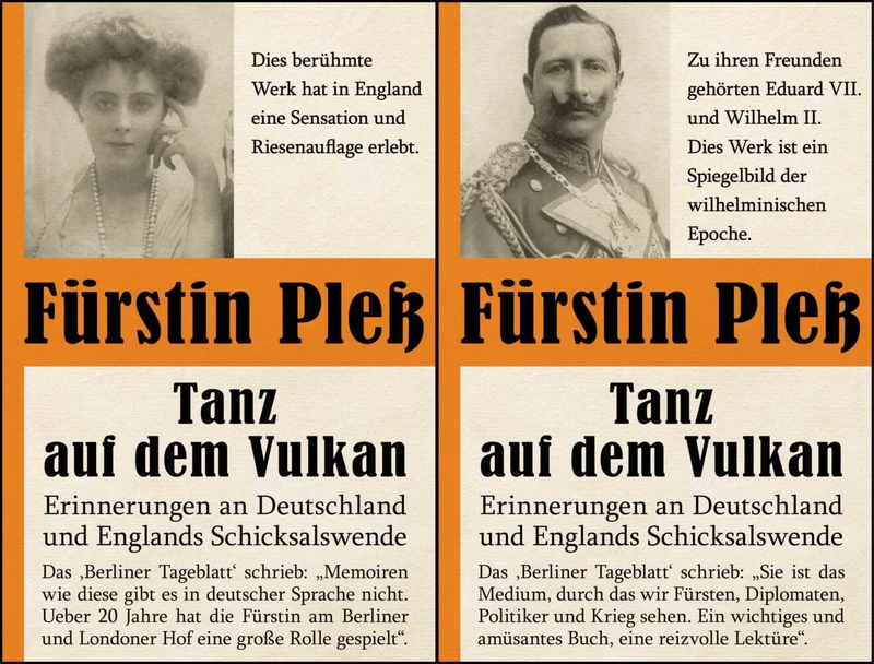 Tanz auf dem Vulkan - Erinnerungen an Deutschlands und Englands Schicksalswende - Bd. 1 + 2 - Image 1