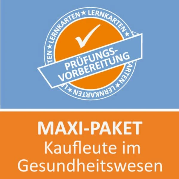 Maxi-Paket Lernkarten Kaufmann / Kauffrau im Gesundheitswesen Prüfung: Prüfungsvorbereitung - Image 1