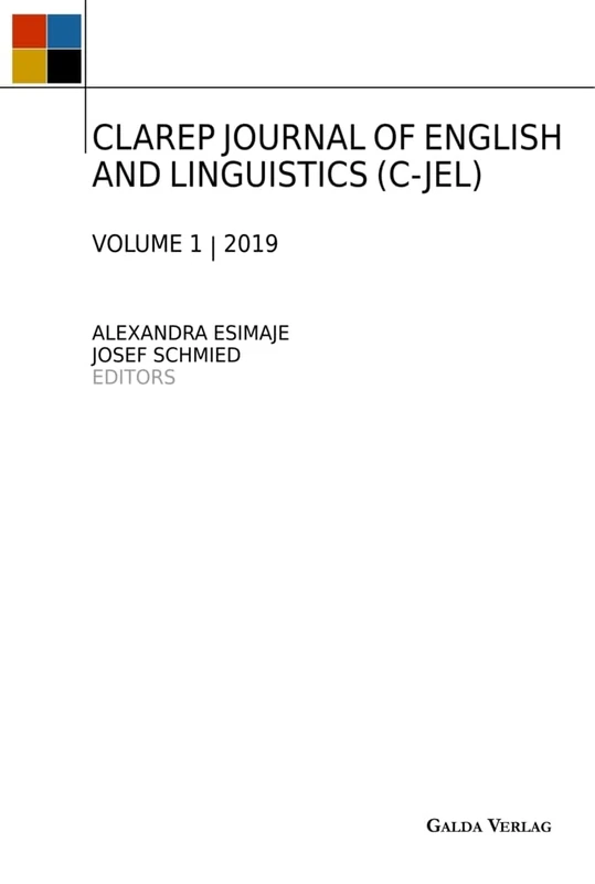 Clarep Journal of English and Linguistics (C-Jel): Vol. 1 - Image 1