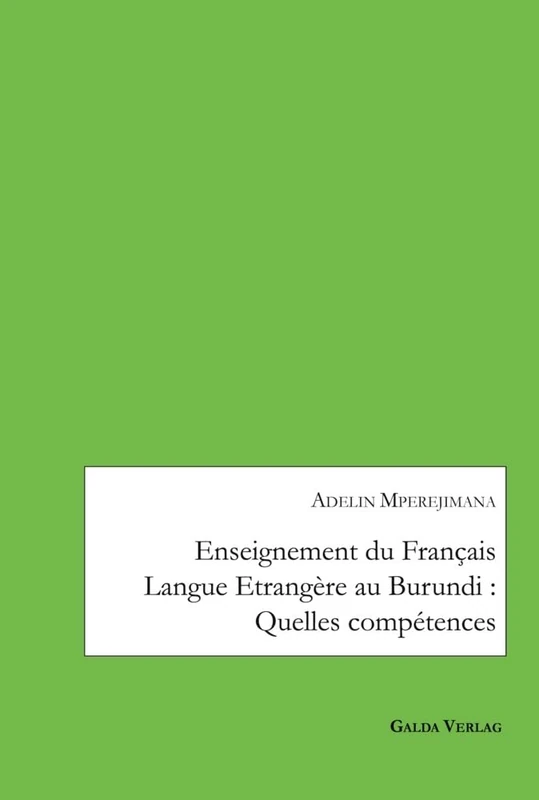 Enseignement du Français Langue Etrangère au Burundi: Quelles compétences - Image 1