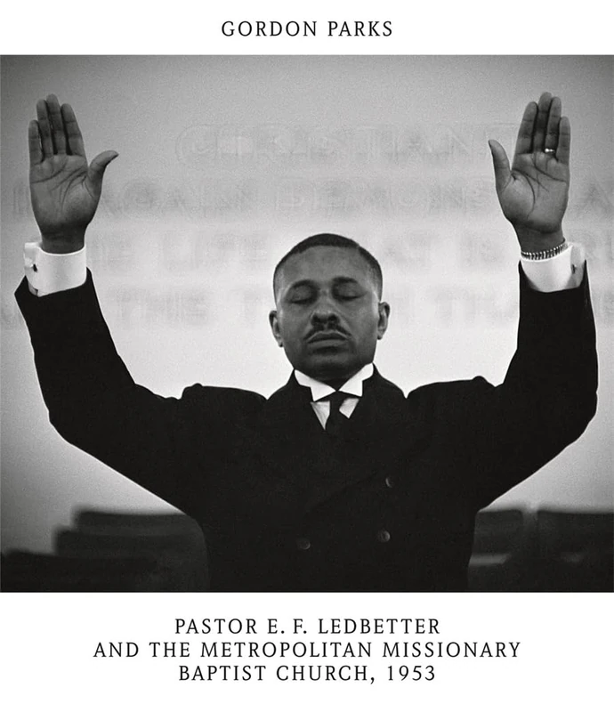 Gordon Parks: Pastor E. F. Ledbetter and The Metropolitan Missionary Baptist Church, 1953 - Image 1