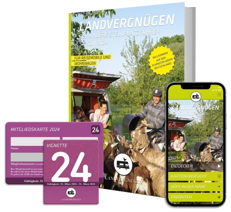 Landvergnügen Deutschland: Der andere Stellplatzführer Saison 2024 - Image 1
