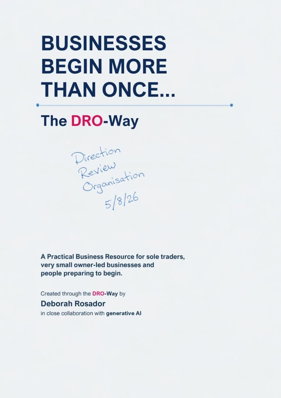 Businesses begin more than once. . .: The DRO-Way