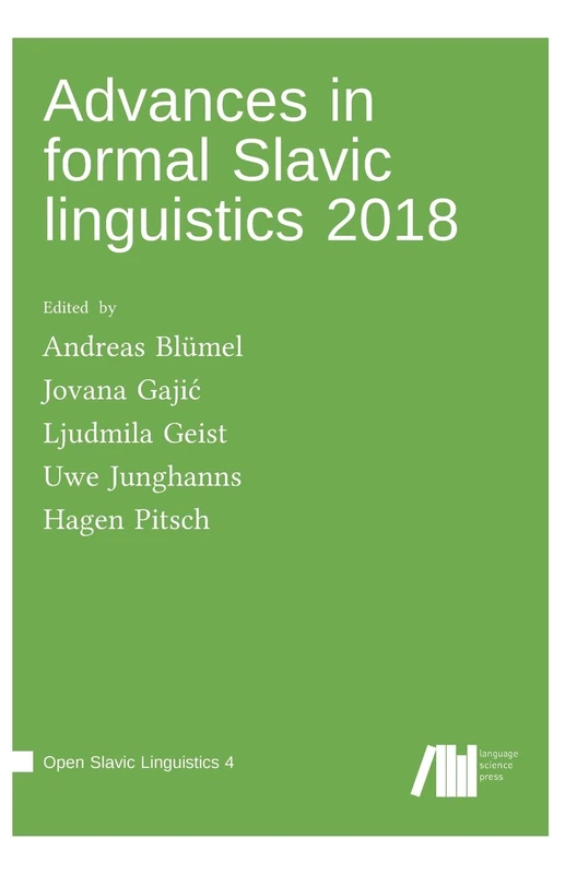 Advances in formal Slavic linguistics 2018 - Image 1
