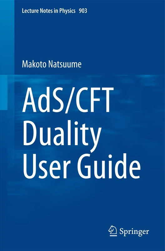 AdS/CFT Duality User Guide: 903 (Lecture Notes in Physics, 903)