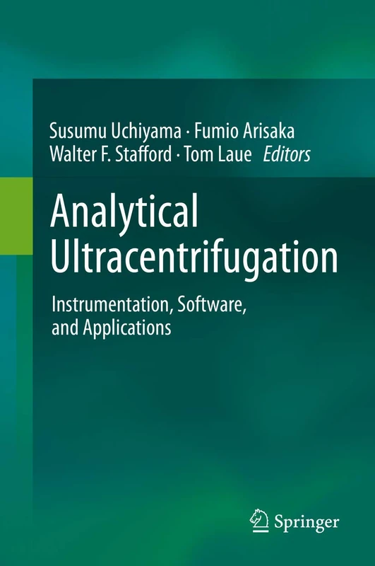 Analytical Ultracentrifugation: Instrumentation, Software, and Applications