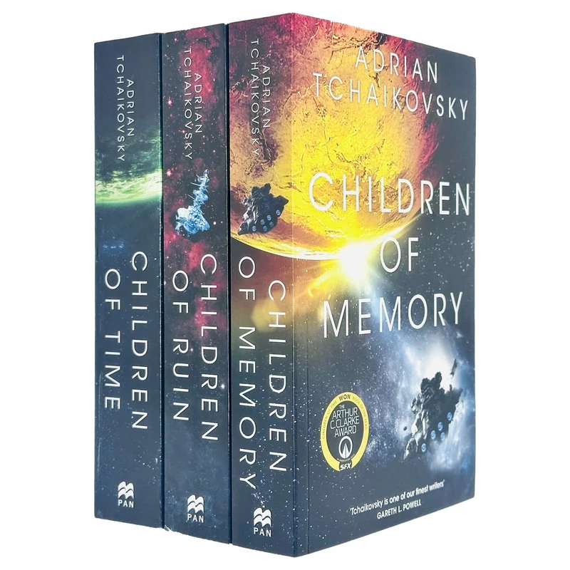 Children of Time Series 3 Books Collection Set (Children of Time, Children of Ruin & Children of Memory)