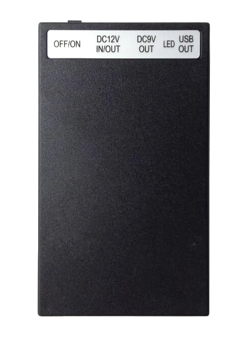 12V DC 6500mah / 9v 8500mah / 5V USB 15000mah, 30W 75Wh, Rechargeable Lithium Ion, Li-ion Portable Battery Pack, Power Bank for CCTV Cameras, LED Strip Lights and more. With UK Plug Charger