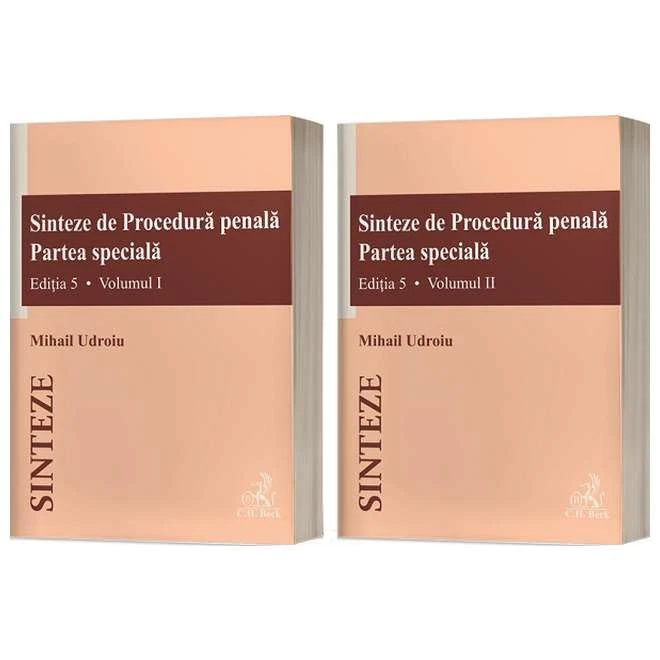 Sinteze De Procedura Penala. Partea Speciala. Vol. 1+2