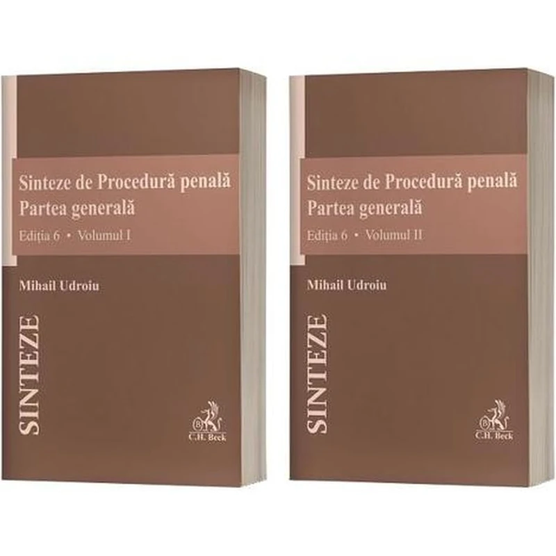 Sinteze de Procedura penala. Partea generala Vol.1 + Vol.2 Ed.6