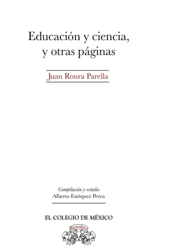 Educación y ciencia, y otras páginas