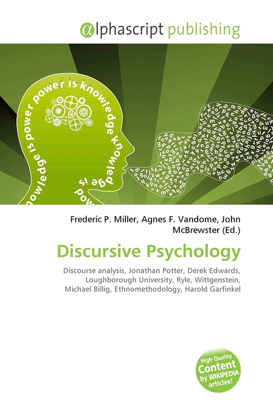 Discursive Psychology: Discourse analysis, Jonathan Potter, Derek Edwards, Loughborough University, Ryle, Wittgenstein, Michael Billig, Ethnomethodology, Harold Garfinkel - Image 1