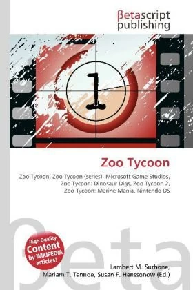 Zoo Tycoon: Zoo Tycoon, Zoo Tycoon (series), Microsoft Game Studios, Zoo Tycoon: Dinosaur Digs, Zoo Tycoon 2, Zoo Tycoon: Marine Mania, Nintendo DS