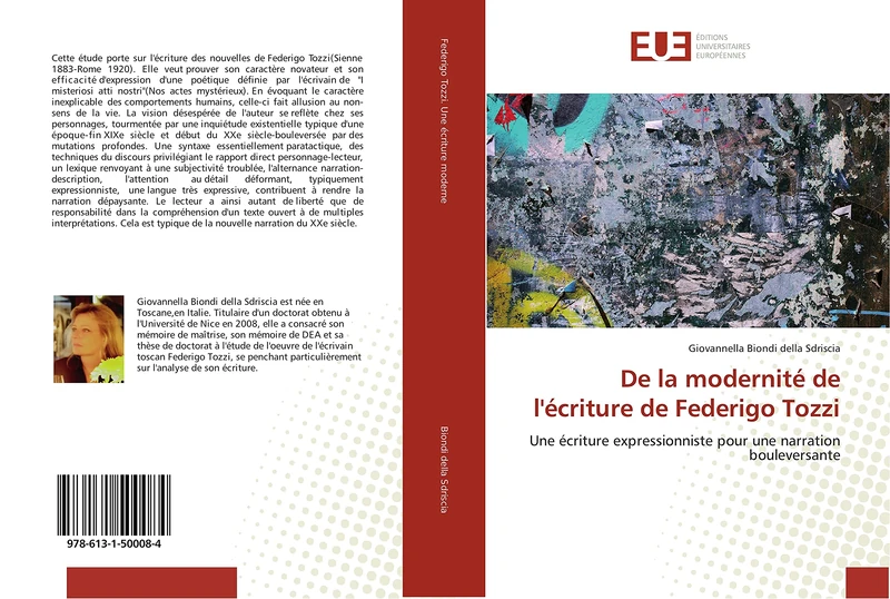 De la modernité de l'écriture de Federigo Tozzi: Une écriture expressionniste pour une narration bouleversante