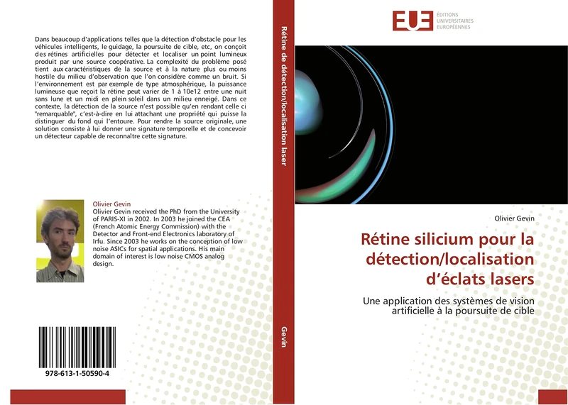 Rétine silicium pour la détection/localisation d’éclats lasers: Une application des systèmes de vision artificielle à la poursuite de cible (Omn.Univ.Europ.) - Image 1