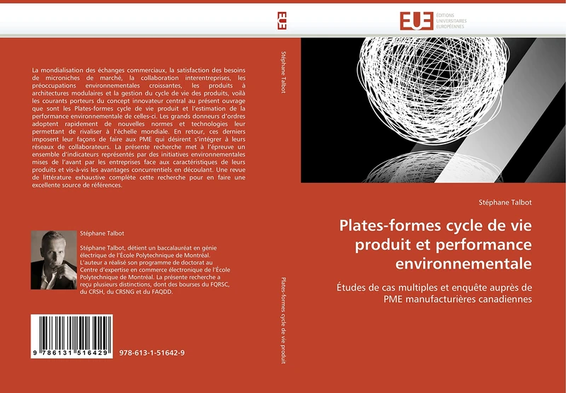 Plates-formes cycle de vie produit et performance environnementale: Études de cas multiples et enquête auprès de PME manufacturières canadiennes (Omn.Univ.Europ.) - Image 1