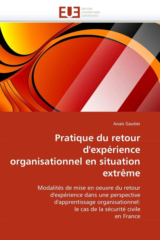 Pratique du retour d'expérience organisationnel en situation extrême: Modalités de mise en oeuvre du retour d''expérience dans une perspective ... sécurité civile en France (Omn.Univ.Europ.)