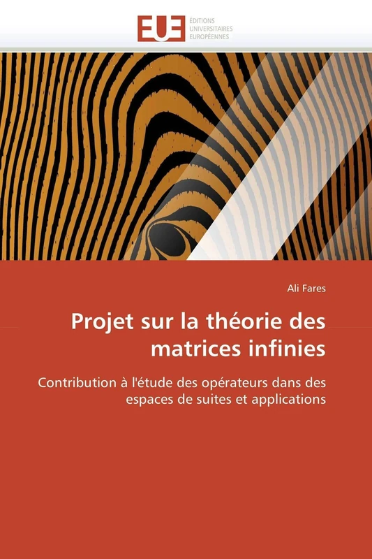 Projet sur la théorie des matrices infinies: Contribution à l'étude des opérateurs dans des espaces de suites et applications (Omn.Univ.Europ.) - Image 1