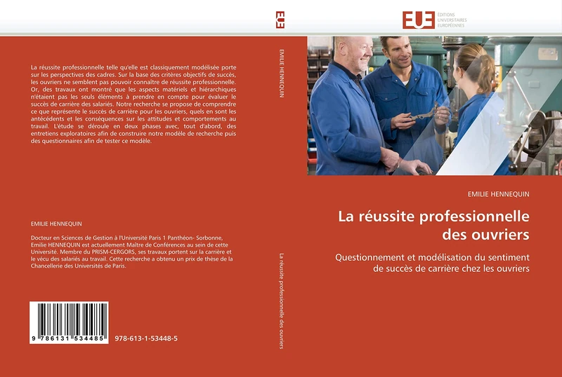 La réussite professionnelle des ouvriers: Questionnement et modélisation du sentiment de succès de carrière chez les ouvriers (Omn.Univ.Europ.) - Image 1