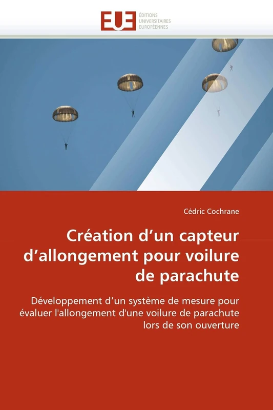 Création d'un capteur d'allongement pour voilure de parachute: Développement d'un système de mesure pour évaluer l'allongement d'une voilure de parachute lors de son ouverture (Omn.Univ.Europ.) - Image 1