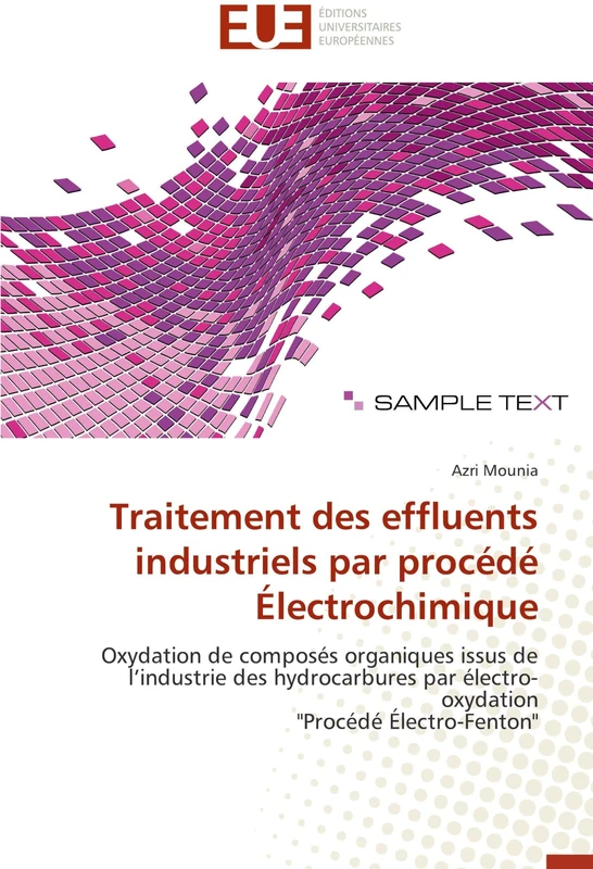 Traitement des effluents industriels par procédé Électrochimique: Oxydation de composés organiques issus de l’industrie des hydrocarbures par ... "Procédé Électro-Fenton" (Omn.Univ.Europ.)