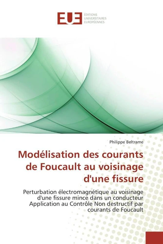 Modélisation des courants de Foucault au voisinage d'une fissure: Perturbation électromagnétique au voisinage d'une fissure mince dans un conducteur Application au Co (Omn.Univ.Europ.)