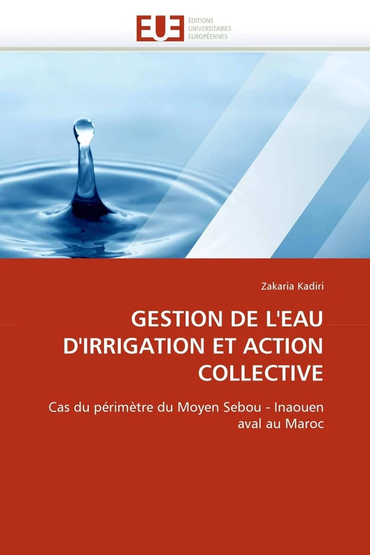GESTION DE L'EAU D'IRRIGATION ET ACTION COLLECTIVE: Cas du périmètre du Moyen Sebou - Inaouen aval au Maroc (Omn.Univ.Europ.)