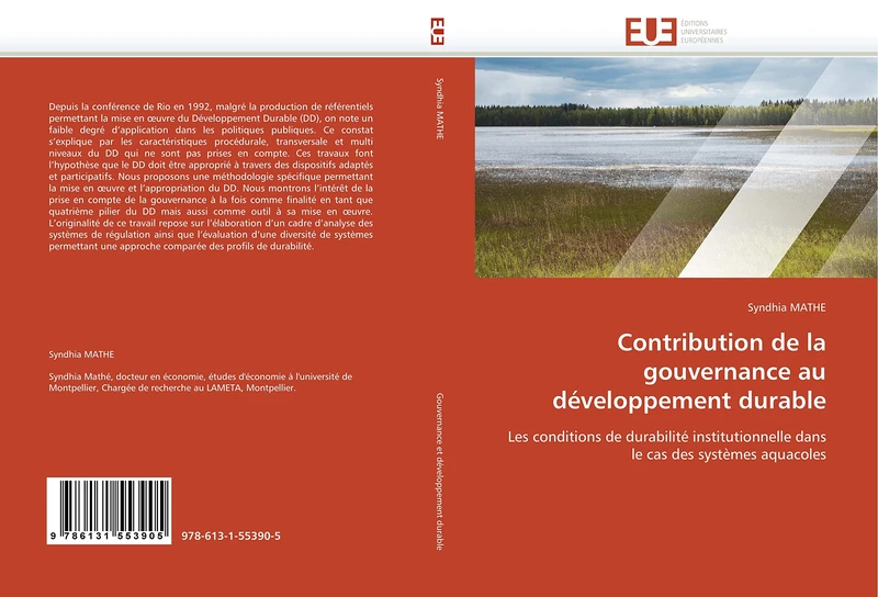 Contribution de la gouvernance au développement durable: Les conditions de durabilité institutionnelle dans le cas des systèmes aquacoles (Omn.Univ.Europ.)