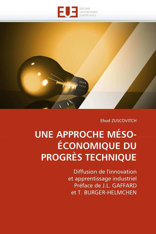 UNE APPROCHE MÉSO-ÉCONOMIQUE DU PROGRÈS TECHNIQUE: Diffusion de l'innovation et apprentissage industriel Préface de J.L. GAFFARD et T. BURGER-HELMCHEN (Omn.Univ.Europ.) - Image 1