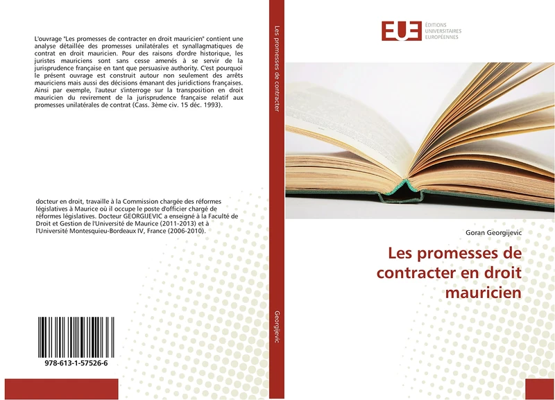 Les promesses de contracter en droit mauricien