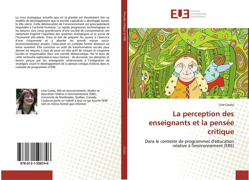 La perception des enseignants et la pensée critique: Dans le contexte de programmes d'éducation relative à l'environnement (ERE) (Omn.Univ.Europ.) - Image 1