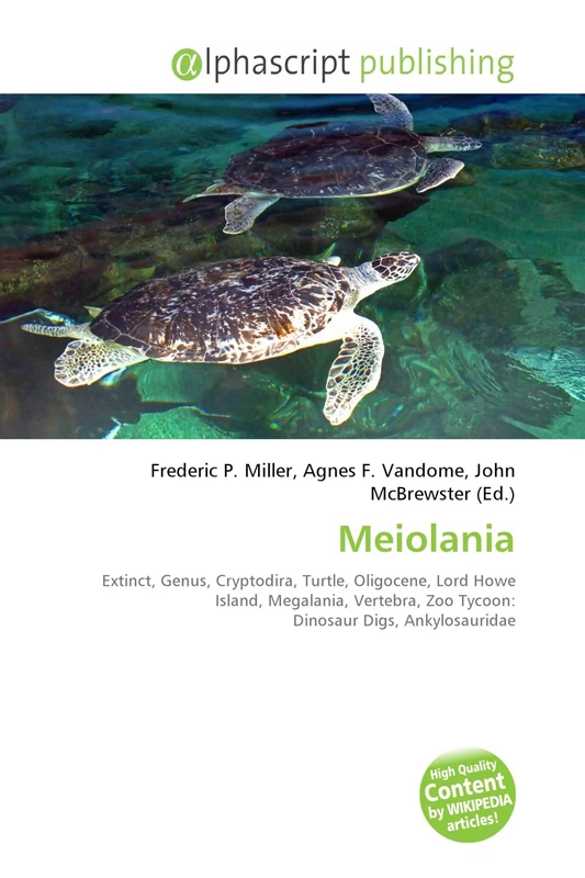 Meiolania: Extinct, Genus, Cryptodira, Turtle, Oligocene, Lord Howe Island, Megalania, Vertebra, Zoo Tycoon: Dinosaur Digs, Ankylosauridae - Image 1