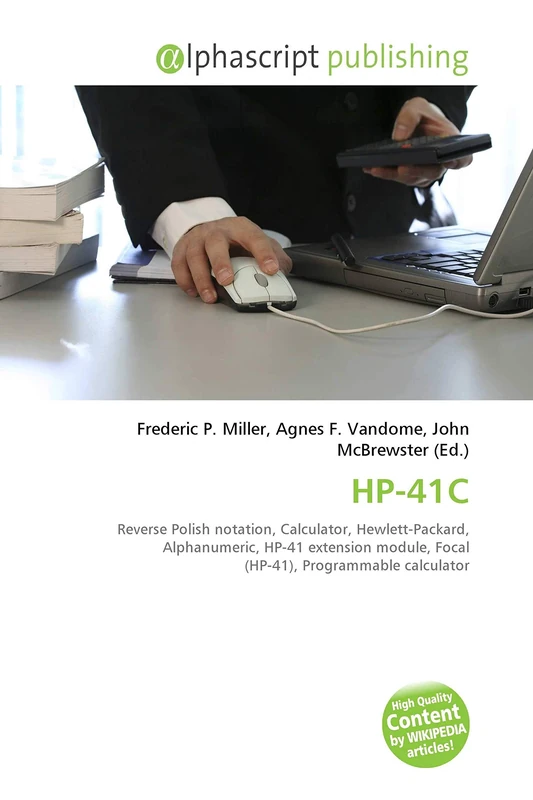 HP-41C: Reverse Polish notation, Calculator, Hewlett-Packard, Alphanumeric, HP-41 extension module, Focal (HP-41), Programmable calculator - Image 1